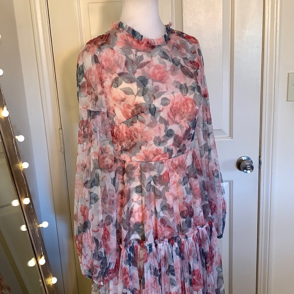 MAC DUGGAL
Tiered Tulle Dress Anthropologie - Picture 7 of 16